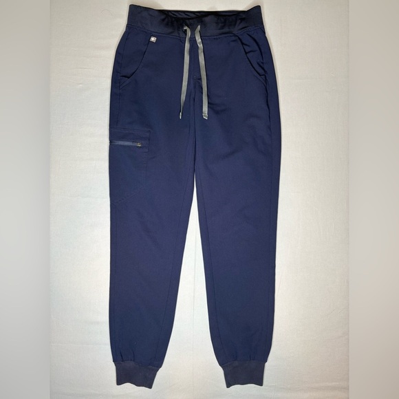 FIGS- Navy Zamora Jogger Scrub Pants | Size: XS - Picture 2 of 10